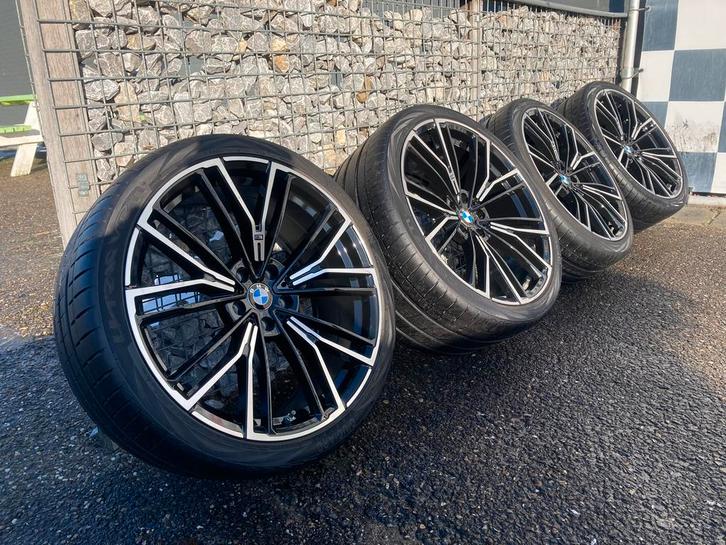 20 inch BMW velgen 5x112 G30 G31 + Bridgestone 5 serie, Auto-onderdelen, Banden en Velgen, Banden en Velgen, Zomerbanden, 20 inch