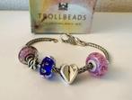 Trollbeads armband - zilver- z.g.a.n., Ophalen of Verzenden, Zo goed als nieuw, Met kristal, Zilver