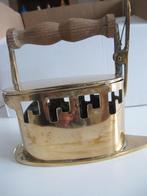 Strijkijzer, antiek, Koper-messing, Ophalen of Verzenden