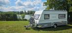 Dethleffs 440, cassette luifel, auto mover, 2009, bovag 2025, Caravans en Kamperen, Vast bed, Treinzit, 750 - 1000 kg, Tot en met 4