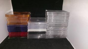 (830)  Lege DVD/CD doosjes 80 stuks beschikbaar voor biedingen