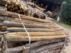 Kastanje houten palen 180 cm afrastering schutting