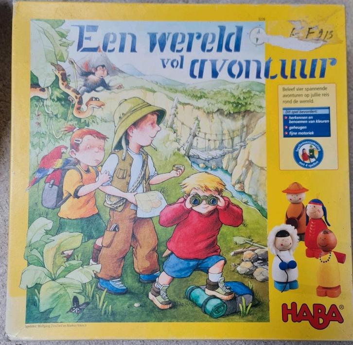 HABA spel – Een wereld vol avontuur – compleet & netjes, Hobby en Vrije tijd, Gezelschapsspellen | Bordspellen, Zo goed als nieuw