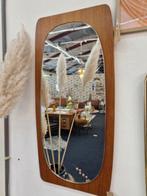 Vintage (pas) spiegel teak 70s, Ophalen, Minder dan 50 cm, Gebruikt, .