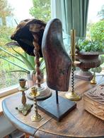 Franse brocante schoenmal op pin hout, Antiek en Kunst, Curiosa en Brocante, Ophalen of Verzenden