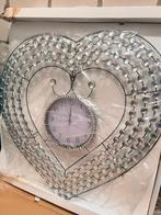 Hartvormige klok, Huis en Inrichting, Woonaccessoires | Klokken, Ophalen, Zo goed als nieuw, Wandklok