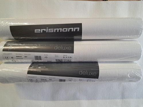 2 rollen wit UNI BEHANG - Erismann Countryside 5968-01, Huis en Inrichting, Stoffering | Behang, Wit, minder dan 10 m², Ophalen of Verzenden