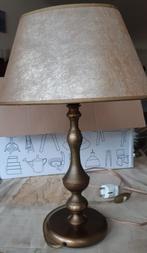 Mooie lamp op poot met ovale kap, Ophalen of Verzenden, Zo goed als nieuw, Minder dan 50 cm