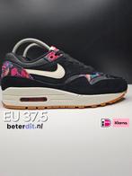 Nike Air Max 1 'Aloha Black' Maat: 37.5, Kleding | Dames, Ophalen of Verzenden, Zo goed als nieuw, Zwart, Sneakers of Gympen