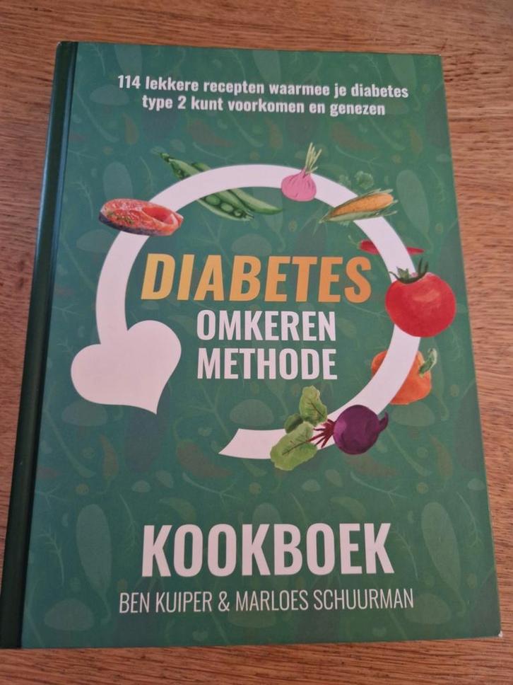 DIABETES
OMKEREN METHODE, BEN KUIPER & MARLOES SCHUURMAN, Boeken, Gezondheid, Dieet en Voeding, Zo goed als nieuw, Ophalen of Verzenden