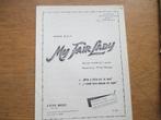 My fair lady selectie 2   - voor accordeon, Gebruikt, Ophalen of Verzenden, Artiest of Componist, Populair