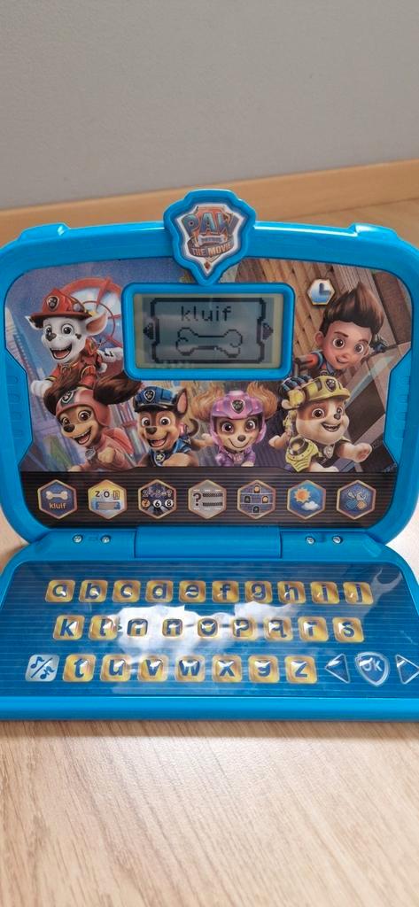 Paw patrol Vtech avonturen laptop spelletjes the movie, Kinderen en Baby's, Speelgoed | Vtech, Zo goed als nieuw, 4 tot 6 jaar