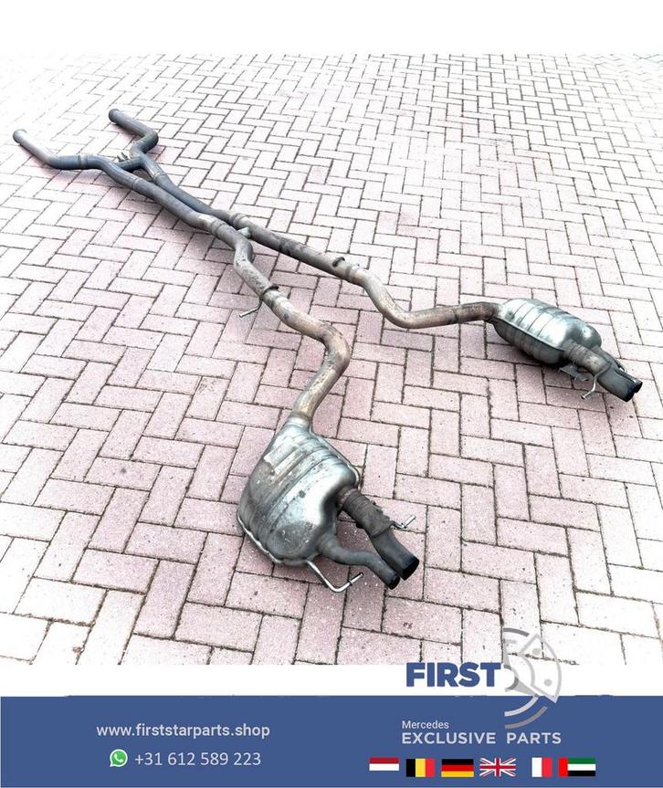 W213 E63 S AMG UITLAAT COMPLEET E KLASSE E63S PERFORMANCE ME, Auto-onderdelen, Uitlaatsystemen, Mercedes-Benz, Gebruikt, Ophalen of Verzenden