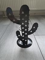 Cactus theelichthouder nieuwstaat!! Kastopruiming, Ophalen of Verzenden, Nieuw, Zwart, Minder dan 25 cm