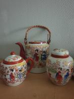 Japans/ aziatisch theepot  met 2 (suiker) potjes, Ophalen of Verzenden
