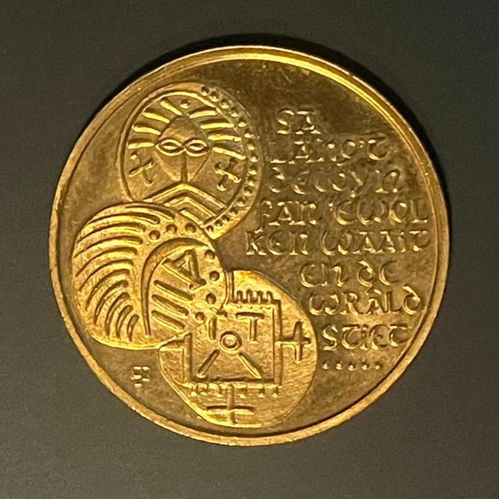 Bronzen Wijnaldum munt (1991), Postzegels en Munten, Munten | Nederland, Losse munt, Overige waardes, Koningin Beatrix, Ophalen of Verzenden