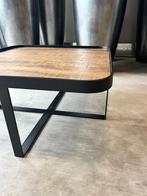 NIEUW Trendy Salontafel Doha 001 Metaal - Mango – Vierkant, Huis en Inrichting, Tafels | Salontafels, 50 tot 100 cm, Vierkant