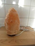 Zoutsteenlamp, Huis en Inrichting, Lampen | Tafellampen, Ophalen, Gebruikt, Overige materialen, Minder dan 50 cm