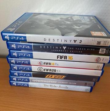 8 ps4 games beschikbaar voor biedingen