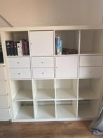 IKEA kallax vakkenkast 4x4 wit, 25 tot 50 cm, Minder dan 150 cm, Ophalen of Verzenden, Zo goed als nieuw