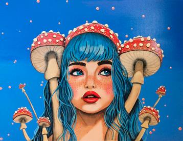 Schilderij "Mystical Muse " beschikbaar voor biedingen