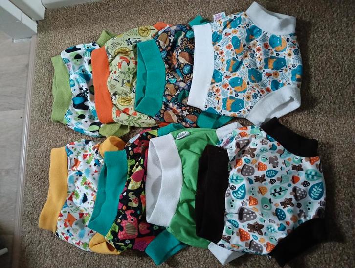 8x Petit Lulu overbroekjes - Maat L - Diverse Prints, Kinderen en Baby's, Babykleding | Overige, Zo goed als nieuw, Jongetje of Meisje