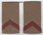 set rangen epauletten Soldaat 2e klasse (A10), Ophalen of Verzenden, Landmacht, Nederland, Embleem of Badge
