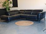 Montel leren Hoekbank. Met relax gedeelte!, Montel, Montel, Leer, Ophalen of Verzenden