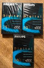 3 x Philips Dcc cassette bandjes NOS SEALED 60/75 minuten, Cd's en Dvd's, Cassettebandjes, 2 t/m 25 bandjes, Overige genres, Ophalen of Verzenden