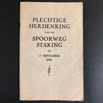 Plechtige herdenking van de spoorwegstaking (1945), Ophalen of Verzenden, Gebruikt, Trein, Boek of Tijdschrift