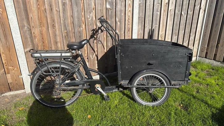 Troy Bakfiets, Fietsen en Brommers, Fietsen | Bakfietsen, Gebruikt, Overige merken, 4 kinderen of meer, Elektrisch, Ophalen