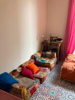 Boho poefen/bank, Huis en Inrichting, Gebruikt, Vierkant, 125 cm of meer, Ophalen of Verzenden