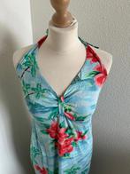 King Louie maat L turquoise maxi jurk 420, Kleding | Dames, Blauw, Maat 42/44 (L), Ophalen of Verzenden, Zo goed als nieuw