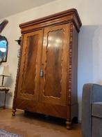 19e-eeuwse Hollandse mahonie Biedermeier meidenkast, Antiek en Kunst, Antiek | Meubels | Kasten, Ophalen of Verzenden
