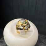 14k gouden ring leeuw kop, Sieraden, Tassen en Uiterlijk, Ringen, Ophalen of Verzenden, Nieuw, Goud