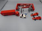 lego 8155 Ferrari Formule 1 Pitstop Raikonen en Massa, Ophalen of Verzenden, Gebruikt, Complete set, Lego