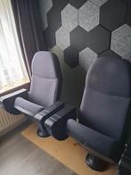 2 bioscoop stoelen, Huis en Inrichting, Stoelen, Ophalen, Stof, Gebruikt, Twee