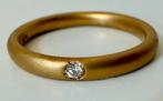 Nieuwe Pomellato 18 karaat gouden (trouw) ring met diamant!, Sieraden, Tassen en Uiterlijk, Nieuw, Ophalen of Verzenden, Kleiner dan 17