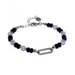 16cm tot 19cm Kralenarmband Dames Zilverkleur RVS Armband +, Sieraden, Tassen en Uiterlijk, Armbanden, Staal, Birgitta-Gracht 33, 6465 EL Kerkrade, Nederland