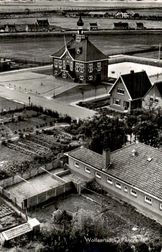 Wolfaartsdijk- Panorama, Verzamelen, Ansichtkaarten | Nederland, Gelopen, Zeeland, Voor 1920, Ophalen of Verzenden