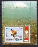 B40 - Fujeira michel blok 87A gestempeld ,  Olympische winte, Verzenden, Gestempeld, Midden-Oosten