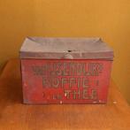 Van ijsendijk koffie en thee bewaar blik, kruideniers blik, Minder dan 50 cm, Gebruikt, Vintage, Minder dan 50 cm