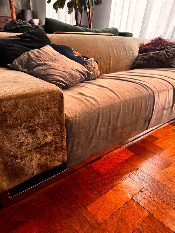 Gratis Bankstel, Huis en Inrichting, Banken | Sofa's en Chaises Longues, Gebruikt, Driepersoons, 200 tot 250 cm, 100 tot 125 cm