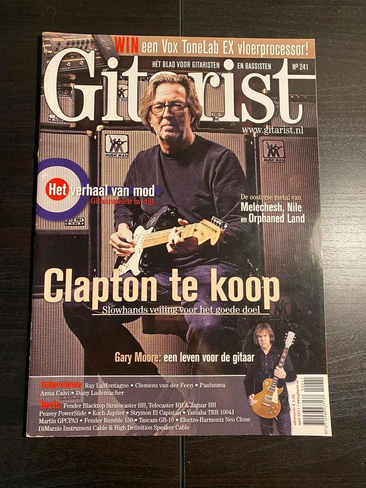 Gitarist Nr. 241 - Eric Clapton, Boeken, Tijdschriften en Kranten, Gelezen, Muziek, Film of Tv, Ophalen of Verzenden