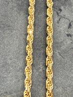 gouden rope ketting 14kt Massief, Sieraden, Tassen en Uiterlijk, Kettingen, Www.bredajuwelier.nl, Nieuw, Ophalen of Verzenden