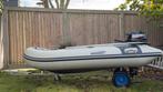 Nimarine 300 ALU + 5PK 4takt kortstaart, Watersport en Boten, Rubberboten, Aluminium, Zo goed als nieuw, Benzine, Minder dan 70 pk
