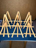 9 houten mini ezels / driekhoek frames 25cm/18cm, Ophalen of Verzenden, Nieuw
