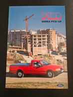 Brochure Ford Sierra Pick-up P100 1989, Ophalen of Verzenden, Zo goed als nieuw, Ford