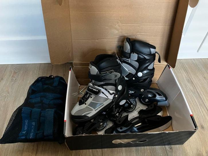 Verstelbare Schaatsen/Skeelers, maat 30-33, als nieuw!, Sport en Fitness, Skeelers, Gebruikt, Inline skates 4 wielen, Overige merken