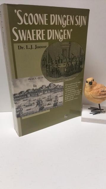 Joosse, Dr. L.J.; Scoone dingen sijn swaere dingen  beschikbaar voor biedingen